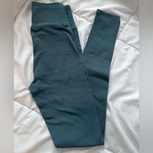 Abercrombie & Fitch Soft AF Rib Leggings - Teal